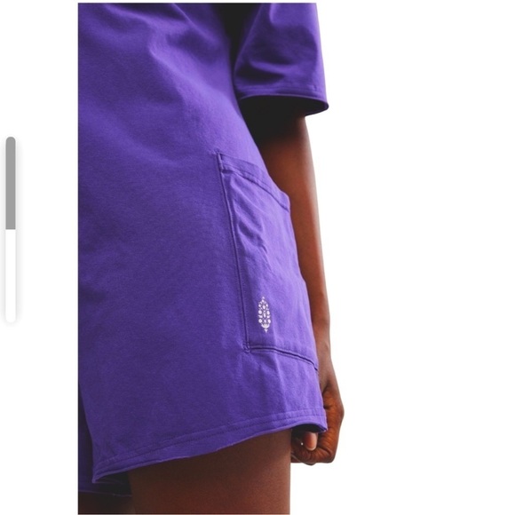 FREE PEOPLE MOVEMENT Casual Hot Shot Tee Romper Size X-Small New - Picture 9 of 16